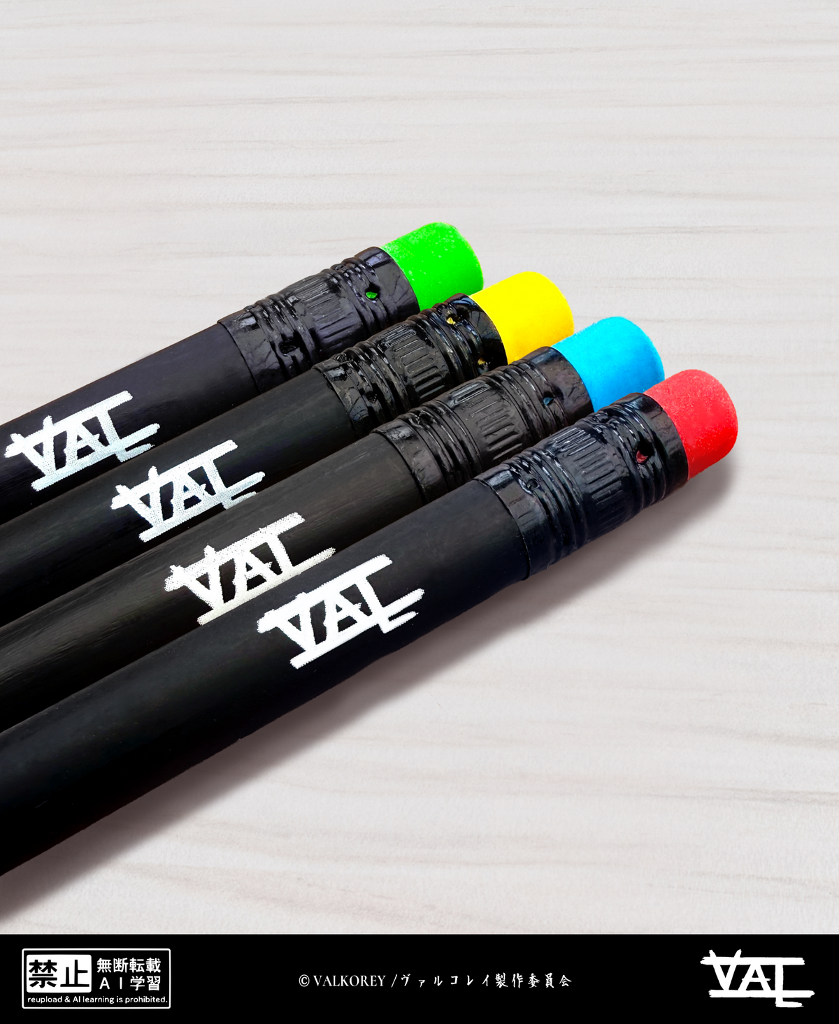 VAL Colored Eraser Sketching Pencils | HB Pencil Set