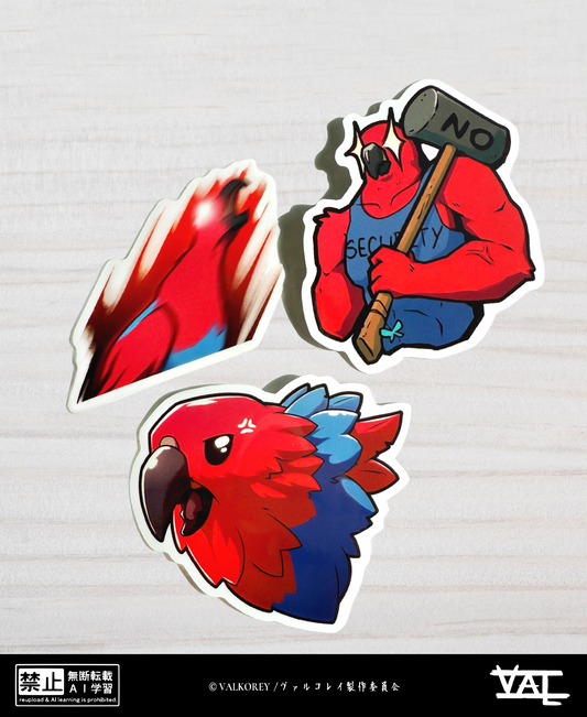 VALKOREY Parrot | Sticker Set