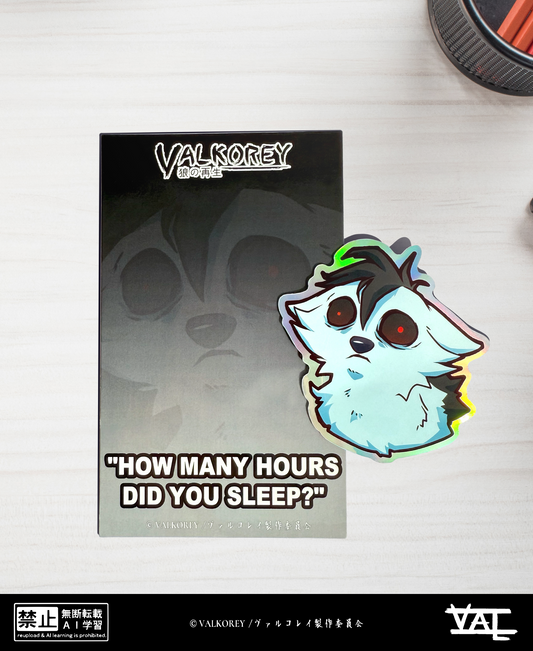 VALKOREY No Sleep | Sticker