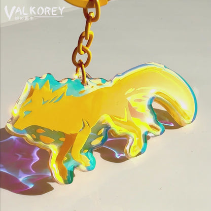 VALKOREY Yellow Wolf Akhira | Keychain